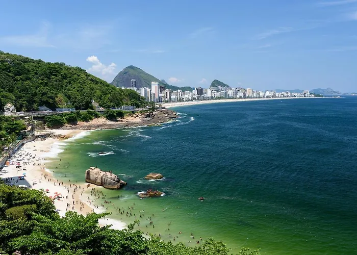 Ocean Blue Moderno Próximo à Praia do Leblon Vista Mar Espetacular Piscina Garagem Wi Fi e Sauna Rio de Janeiro